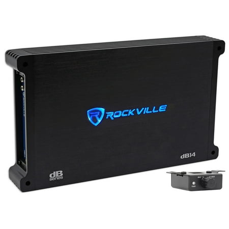 Rockville dB14 4000 Watt/2000w RMS Mono Class D 2 Ohm Amplifier Car Audio