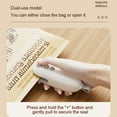 thumbnail image 6 of Mini Bag Sealer, 2025 Upgraded 2 in 1 Bag Sealer Heat Seal with Cutter and with Lanyard, Rechargeable Portable Resealer Machine for Snack Bags Food Storage Travel, 6 of 9
