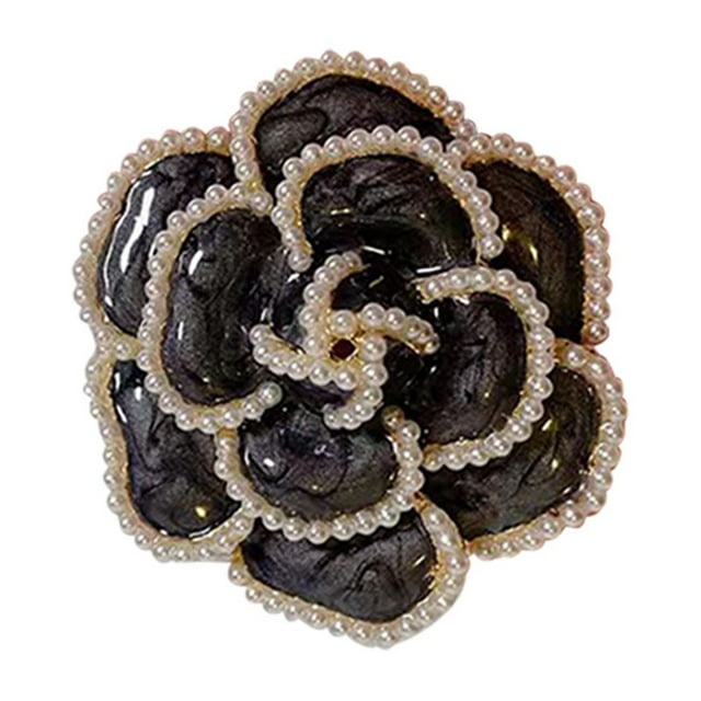Flower Brooch,Flower Brooch Elegant Decorative Brooch Pin Brooch Precision Engineered