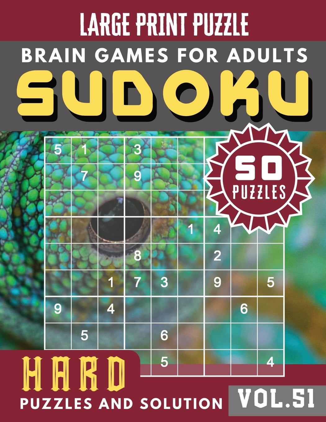 sudoku brain games puzzles book large print hard sudoku