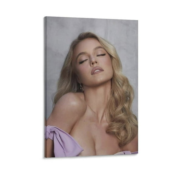 Sydney Sweeney Hot Girl Sexy Poster (47) Painting On Canvas Wall Art Poster Scroll Picture Print Living Room Walls Decor Home Posters 16x24inch(40x60cm)