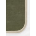 thumbnail image 2 of Novogratz by Momeni Tallulah Solid Color Ivory Border Wool Hand Tufted Area Rug, 8' X 10', Green, 2 of 3