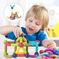 thumbnail image 5 of Huaker 88 Piece Magnetic Balls and Rods Set,Magnetic Building Toys Colorful DIY STEM Building Blocks Sticks for Ages 3+ Year Old Children Boy Girl Educational Construction Toy, 5 of 7