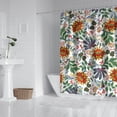 thumbnail image 2 of Waterproof Beautiful Colorful Floral Shower Curtain 72x72 Inch Boho Style Polyester Unique Shower Curtain for Bathroom Hotel Home Decor with 12 Plastic Hooks, 2 of 5