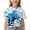 Sky Blue, variant on ibiyuan Clothes For Boys 10-12,Kids Girls Cute Graphic Print Round Neck Short Sleeve Tee Summer Casual T Shirt