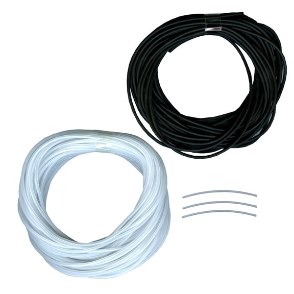 12 Pack: Black & Frost Pony Bead Lacing by Creatology