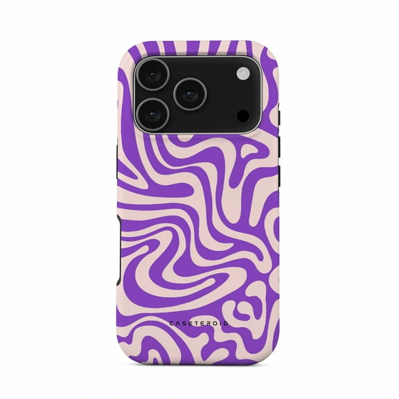CASETEROID Tough Case for iPhone 17 Pro – Dual-Layer Protection, Shockproof [Compatible with MagSafe] – Purple Haze Case