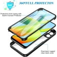 thumbnail image 2 of Slim Case for Xiaomi Redmi A1+ Plus (Not A1) with Screen Protector, Full Body Clear Soft TPU Rugged Bumper Case Shockproof Phone Cover for Xiaomi Redmi A1 Plus QC Pink, 2 of 10