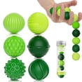 thumbnail image 1 of Juguetes antiestrés RIVGOT: bolas magnéticas de silicona, 6 unidades, verde, 1 of 7