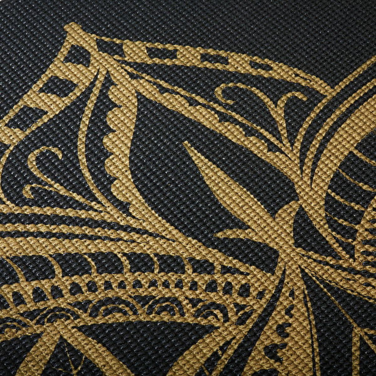 Gaiam Metallic Yoga Mat, Bronze Medallion, 6mm