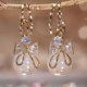 thumbnail image 4 of Ladies Pearl Earrings Pendant Exquisite Mermaid Princess Pearl Earrings Customized Fashion Earrings Jewelry Wedding Party 1 Pair, 4 of 4
