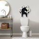 thumbnail image 3 of Portarrollos de papel higiénico de hierro decorativo - Decoración independiente montada en la pared para baño - Accesorios de baño - Fácil de instalar Baoblaze Soporte de papel higiénico, 3 of 8