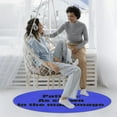 thumbnail image 4 of Lheaggik Cartoon Ocean Ana Carpet Floor Rug Room Decor Cute Velvet Round Mat Bedroom Living Room Decor 80x80cm, 4 of 6