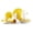 Yellow, variant on Stoneware Coupe Shape 18pc Dinnerware Set, Outside White + Inside Yellow
