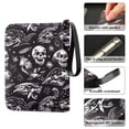 thumbnail image 5 of ALAZA Goth Skeletons Trading Card Binder 4 Pocket Cards Collection Album 400 Folder Holder, 5 of 6
