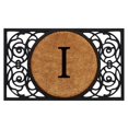 thumbnail image 1 of Calloway Mills 180032236I 22 x 36 in. Armada Circle Monogram Rectangular Doormat, Natural & Black - Letter I, 1 of 1