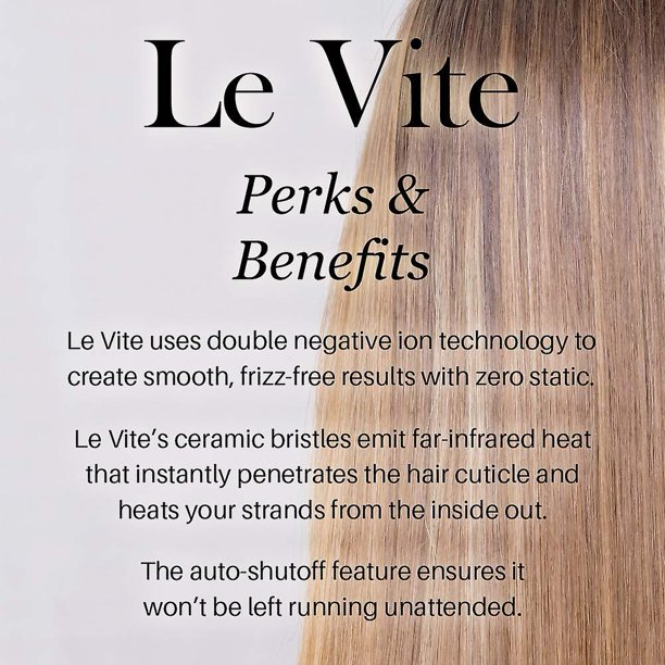 La vite clearance hair straightening brush