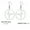 Ball steel, variant on Rhythmic Gymnastics Earrings Stainless Steel Dancer Dangle Earring Sport Jewelry