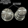 thumbnail image 3 of 999 Pure Silver Hallmarked 150ml Glass & 100ml Bowl Set- 3.0-inch Set#02, 3 of 9