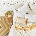 thumbnail image 4 of Morgan Ochre Striped Woven Accent Throw Blanket 50" x 60", 4 of 6