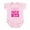 Petal Pink, variant on - I Don't Sweat Pink Infant Bodysuit - Baby Light Bodysuit, Size Newborn - 24 Months