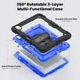 thumbnail image 3 of Funda Protectora para IPad Air de 11 Pulgadas, 10.9 Pulgadas con Soporte Giratorio de 360 ° (BluePC), 3 of 9