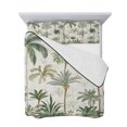 thumbnail image 7 of Tropical Green Palm Tree Twin XL Size Down Alternative Comforter, Lightweight Comforter Quilt Bedding Set with Pillow Shams Summer Beach Botanical All Seasons Bed Comforter Duvet Insert 68"x98", 7 of 7