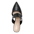 thumbnail image 3 of ALFANI Womens Black Buckle Accent Pointed Toe Stiletto Slip On Dress Heeled Mules Shoes 11 M, 3 of 4