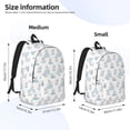 thumbnail image 2 of Easygdp Playful Polar Bear Pals Mochila de Lona Resistente para Laptop, Compatible con Laptops de 15 a 17 pulgadas, Ideal para Escuela, Trabajo y Viajes-Medium, 2 of 5