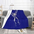 thumbnail image 3 of Super Soft Anti-Pilling Flannel Bed Blankets, Fantasy Flying Butterfly Cozy Fluffy Warm All Seasons Throw Blanket for Sofa Bedding, 60"x50", 3 of 8