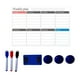 thumbnail image 1 of Calendario magnético de cocina y planificador de pizarra blanca, lista de compras, imán para refrigerador estilo 4, 1 of 7