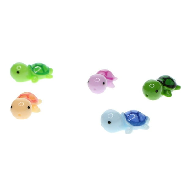 Micro Paisaje Decoración Piedras Decorativas para Jardín Accesorio Forma Tortuga
