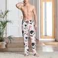 thumbnail image 2 of Naloa Lilies Flowers Pajama Pants Men, PJ Bottoms, Sleep & Lounge Pants-X-Large, 2 of 6