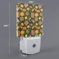 thumbnail image 2 of Xecao Autumn Harvest Pumpkin Basket for Night Light - a Wall-mounted LED Fixture with A Dusk-to-dawn Sensor, Ideal for Bedrooms, Bathrooms, Hallways, and Kitchens-US, 2 of 7