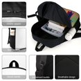 thumbnail image 4 of Loro-theme Backpack, Campus style schoolbag Bookbag with Adjustable Shoulder Straps And Large Zip Compartment, Unisex Travel Bags., 4 of 6