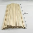 thumbnail image 2 of 100Pcs Unfinished Wood Sticks Woodcrafts for Crafts Model Building for Crafting Supplies 250cm, 2 of 9