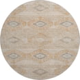 thumbnail image 2 of Addison Rugs Mayfield Premium Machine Washable Transitional Aztec Copper Round Rug, 8' x 8', 2 of 6