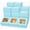 Light Blue-6"*6"*3" / 60 Pcs, variant on White Bakery Boxes With Window - 4x4x2.5 Inches Small Size Pastry & Mini Cookie For Bakeries Thick Sturdy (100 Packs)