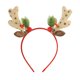 thumbnail image 2 of SUSUchens Diadema navideña de cuerno de alce con lentejuelas y campana, ligera, para niños, accesorios de fotos festivos, decoración, color beige, 2 of 8
