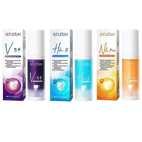 V34 Colour Corrector Teeth Whitening Tooth Paste Enamel Care Dental Repair