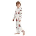 thumbnail image 6 of Soft Big Kids Onesie Pajamas Cozy Loose-Fit Jumpsuits for kids with Pockets for Christmas Lounge & Play Red Fire Trucks Pattern, 6 of 6