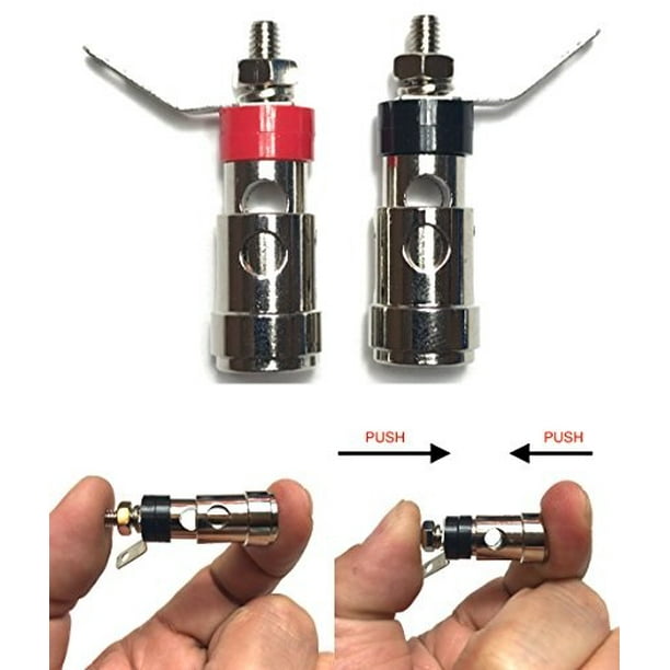 cess amplifier terminal connector binding post push quick type binding