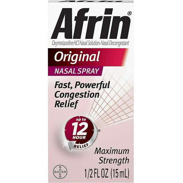 Afrin Nasal Spray, Original 15 mL