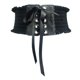 thumbnail image 3 of s mujeres retro para arriba correa del corsé de pretina del cuero del Faux de cintura alta del ojal Hugo Mujeres Cintura Larga Negro, 3 of 10
