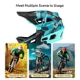 thumbnail image 4 of Full Face Bike Helmet Mountain Helmet for Adults, Racing Helmet for Men women with EEP Chin Support, 31 Breathable Lining, Light Design, Colors,, 4 of 7