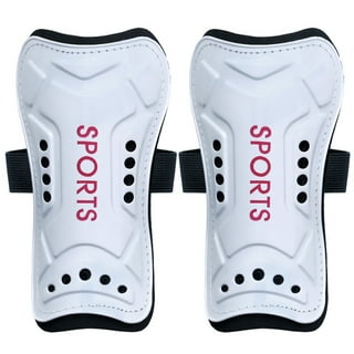 Elbourn Pair Soccer Shin Guards Plastic Football Leggings Kids