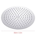thumbnail image 3 of Matsuzay Alcachofa de ducha cuadrada redonda Superficie grande 8 10 12 Cromo Acero inoxidable Agua Lluvia arriba Juegos de accesorios de baño Numero 3 Matsuzay HA025924-03, 3 of 6