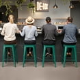 thumbnail image 7 of Vineego Modern Metal Bar Stools, Green (Set of 4), 7 of 7