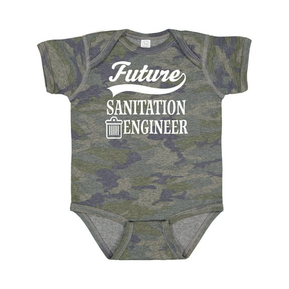 Inktastic Future Sanitation Engineer Job Boys or Girls Baby Bodysuit