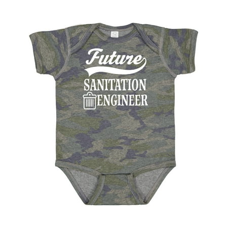 

Inktastic Future Sanitation Engineer Job Gift Baby Boy or Baby Girl Bodysuit